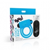 Голубое эрекционное виброкольцо 28X Remote Control Vibrating Cock Ring   Bullet - XR Brands - в Улан-Удэ купить с доставкой