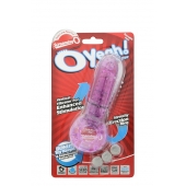 Фиолетовое эрекционное кольцо с вибрацией и пальчиком OYEAH PURPLE - Screaming O - в Улан-Удэ купить с доставкой