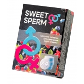 Шипучие таблетки для мужчин Sweet Sperm для изменения вкуса спермы (4 шт. по 0,5 гр.) - Капиталпродукт - купить с доставкой в Улан-Удэ