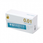 Увлажнённые презервативы Sagami Original 0.01 Extra Lub - 12 шт. - Sagami - купить с доставкой в Улан-Удэ