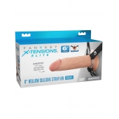 Полый страпон на ремнях 6’’ Hollow Silicone Strap-on - Pipedream - купить с доставкой в Улан-Удэ