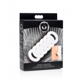 Комплект из 6 прозрачных эрекционных колец Ring Master Custom Ball Stretcher Kit - XR Brands - в Улан-Удэ купить с доставкой