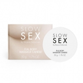 Массажная свеча для всего тела Slow Sex - 50 гр. - Bijoux Indiscrets - купить с доставкой в Улан-Удэ