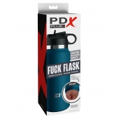 Смуглый мастурбатор-вагина в синей колбе F*ck Flask - Pipedream - в Улан-Удэ купить с доставкой