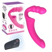 Розовый безремневой страпон Straples Strap-On Dildo - Erokay - купить с доставкой в Улан-Удэ