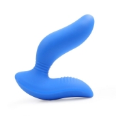 Синий вибромассажер простаты 3,5’’ Curve P-spot Massager - 12 см. - Erokay - в Улан-Удэ купить с доставкой
