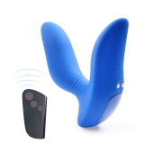Синий вибромассажер простаты 3,5’’ Remote Control Curve P-spot Massager - 12 см. - Erokay - в Улан-Удэ купить с доставкой