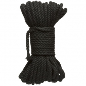 Черная верёвка для связывания и фиксации Bind Tie - 15,24 м. - Doc Johnson - купить с доставкой в Улан-Удэ