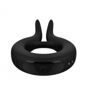 Черное эрекционное кольцо Marry Me Rechargeable Vibrating Cockring - Adrien Lastic - в Улан-Удэ купить с доставкой
