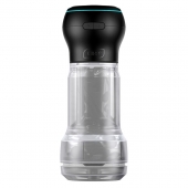 Набор PowerBlow   Feel Pocket Stroker Crystal: мастурбатор и интерактивная насадка - Kiiroo - в Улан-Удэ купить с доставкой