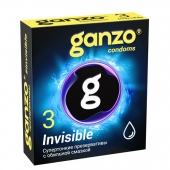Супертонкие презервативы Ganzo Invisible - 3 шт. - Ganzo - купить с доставкой в Улан-Удэ