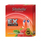 Стимулирующая насадка Sitabella Extender  Клубника - Sitabella - купить с доставкой в Улан-Удэ