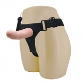 Реалистичный страпон-фаллоимитатор на трусиках Ultra Passionate Harness - 15 см. - Baile - купить с доставкой в Улан-Удэ