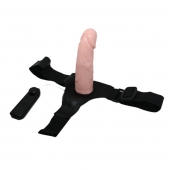 Реалистичный страпон-фаллоимитатор на трусиках Ultra Passionate Harness - 15 см. - Baile - купить с доставкой в Улан-Удэ
