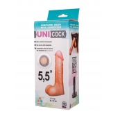 Фаллическая насадка Харнесс UNICOCK 5,5  - 17 см. - LOVETOY (А-Полимер) - купить с доставкой в Улан-Удэ