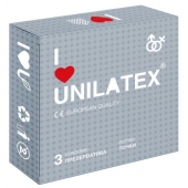 Презервативы с точками Unilatex Dotted - 3 шт. - Unilatex - купить с доставкой в Улан-Удэ