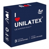 Ультрапрочные презервативы Unilatex Extra Strong - 3 шт. - Unilatex - купить с доставкой в Улан-Удэ