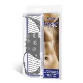 Утяжка на пенис и мошонку Cock Ring With 1.5  Ball Stretcher And Optional Weight Ring - BlueLine - купить с доставкой в Улан-Удэ