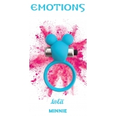 Голубое эрекционное виброколечко Emotions Minnie Breeze - Lola Games - в Улан-Удэ купить с доставкой