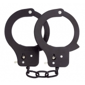 Чёрные наручники из листового металла BONDX METAL CUFFS BLACK - Dream Toys - купить с доставкой в Улан-Удэ