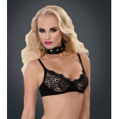 Полиуретановый ошейник с пуклями и D-кольцами Collar with Studs - Blush Novelties - купить с доставкой в Улан-Удэ
