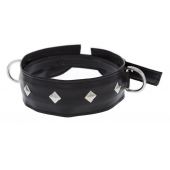 Полиуретановый ошейник с пуклями и D-кольцами Collar with Studs - Blush Novelties - купить с доставкой в Улан-Удэ