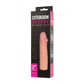 Телесная насадка-удлинитель Extension sleeve - 17 см. - Sitabella - в Улан-Удэ купить с доставкой