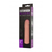 Насадка-удлинитель Extension sleeve телесного цвета - 18,5 см. - Sitabella - в Улан-Удэ купить с доставкой