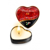 Массажная свеча с ароматом бубль-гума Bougie Massage Candle - 35 мл. - Plaisir Secret - купить с доставкой в Улан-Удэ