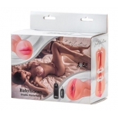 Двусторонний мастурбатор с вибропулей Satisfaction Babylicious - Lola Games - в Улан-Удэ купить с доставкой