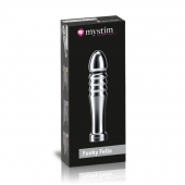 Ребристый фаллоимитатор для электростимуляции Funky Fella Rill Dildo - 13 см. - MyStim - купить с доставкой в Улан-Удэ