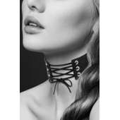 Оригинальный ошейник-чокер со шнуровкой - Bijoux Pour Toi - купить с доставкой в Улан-Удэ