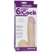 Ультра реалистичная насадка Vac-U-Lock  6  ULTRASKYN Cock - 17,3 см. - Doc Johnson - купить с доставкой в Улан-Удэ