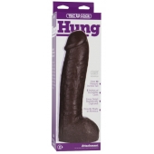 Большая насадка для трусиков Vac-U-Lock Realistic Hung - 31,7 см. - Doc Johnson - купить с доставкой в Улан-Удэ