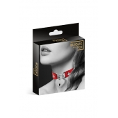 Красный чокер с замком в форме сердца - Bijoux Pour Toi - купить с доставкой в Улан-Удэ