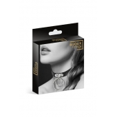 Черный чокер с двумя кольцами - Bijoux Pour Toi - купить с доставкой в Улан-Удэ