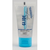 Интимная смазка на водной основе Glide - 30 мл. - HOT - купить с доставкой в Улан-Удэ