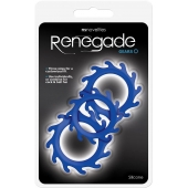 Набор из 3 синих эрекционных колец Renegade Gears - NS Novelties - в Улан-Удэ купить с доставкой