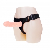 Телесный фаллоимитатор на трусиках Jessica Strap-On - 15,5 см. - Baile - купить с доставкой в Улан-Удэ