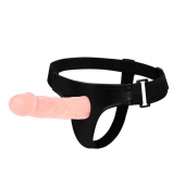 Телесный фаллоимитатор на трусиках Jessica Strap-On - 15,5 см. - Baile - купить с доставкой в Улан-Удэ