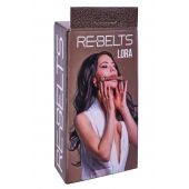 Кляп-трензель Lora с металлическими кольцами - Rebelts - купить с доставкой в Улан-Удэ