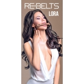 Кляп-трензель Lora с металлическими кольцами - Rebelts - купить с доставкой в Улан-Удэ