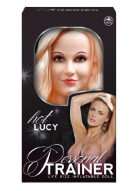 Надувная кукла с вибрацией и 2 любовными отверстиями Hot Lucy Lifesize Love Doll - NMC - в Улан-Удэ купить с доставкой