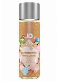 Смазка на водной основе Candy Shop Butterscotch с ароматом ирисок - 60 мл. - System JO - купить с доставкой в Улан-Удэ