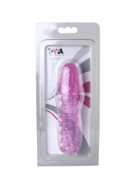 Розовая насадка с нежными шипами - 13,5 см. - Toyfa Basic - в Улан-Удэ купить с доставкой