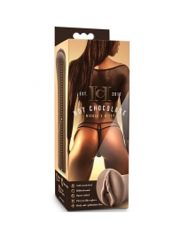 Коричневый мастубратор-вагина Nicole s Kitty - Blush Novelties - в Улан-Удэ купить с доставкой