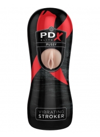 Мастурбатор-вагина Vibrating Pussy Stroker с вибрацией - Pipedream - в Улан-Удэ купить с доставкой
