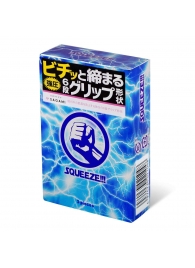 Презервативы Sagami Squeeze волнистой формы - 5 шт. - Sagami - купить с доставкой в Улан-Удэ