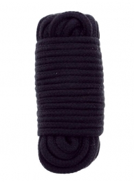 Черная веревка для связывания BONDX LOVE ROPE - 10 м. - Dream Toys - купить с доставкой в Улан-Удэ