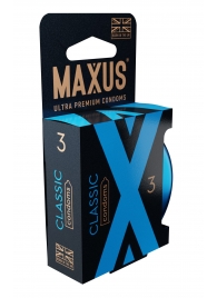 Классические презервативы в железном кейсе MAXUS Classic - 3 шт. - Maxus - купить с доставкой в Улан-Удэ